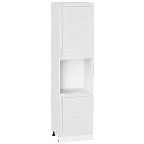Шкаф пенал с 2-мя дверцами под технику Сканди White Softwood/Белый 2336*600*576