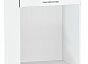 Шкаф пенал с 2-мя дверцами под технику Валерия-М Белый металлик Белый 2336*600*574