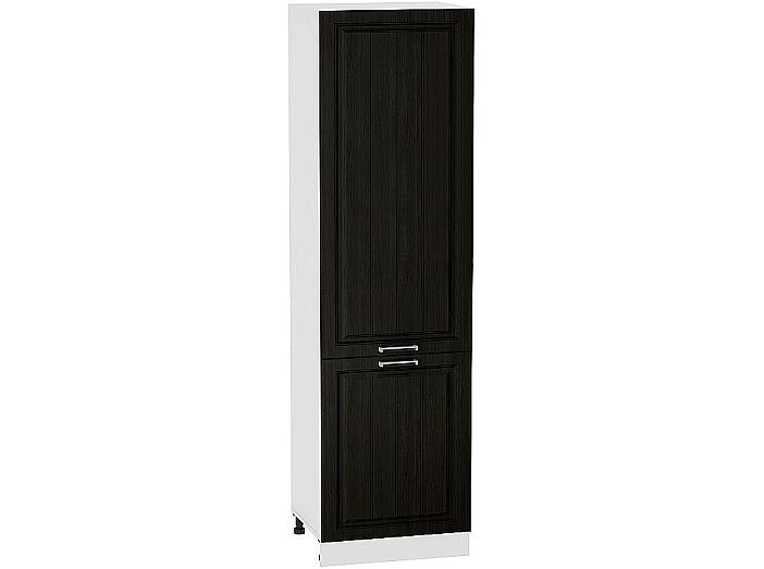  Шкаф пенал с 2-мя дверцами Прагa ШП 600 (для верхних шкафов высотой 720) Венге Премиум-Белый