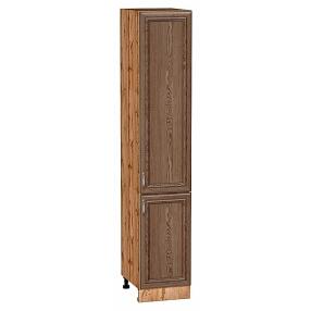 Шкаф пенал с 2-мя дверцами Шале Brown Dreamline Дуб Вотан 2132*400*576