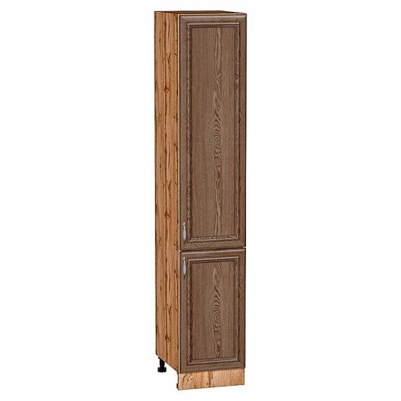Шкаф пенал с 2-мя дверцами Шале Brown Dreamline Дуб Вотан 2132*400*576