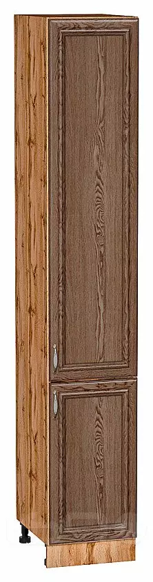 Шкаф пенал с 2-мя дверцами Шале Brown Dreamline Дуб Вотан 2336*400*576