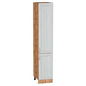 Шкаф пенал с 2-мя дверцами Шале White Dreamline Дуб Вотан 2132*400*576