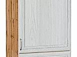Шкаф пенал с 2-мя дверцами Шале White Dreamline Дуб Вотан 2132*600*576