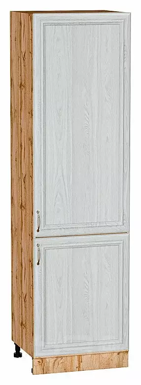 Шкаф пенал с 2-мя дверцами Шале White Dreamline Дуб Вотан 2132*600*576
