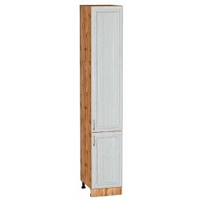 Шкаф пенал с 2-мя дверцами Шале White Dreamline Дуб Вотан 2336*400*576