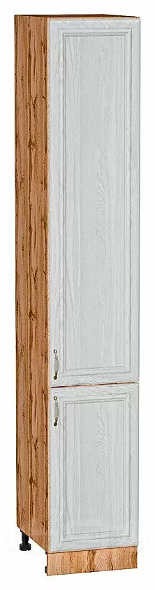 Шкаф пенал с 2-мя дверцами Шале White Dreamline Дуб Вотан 2336*400*576