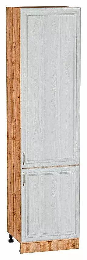 Шкаф пенал с 2-мя дверцами Шале White Dreamline Дуб Вотан 2336*600*576