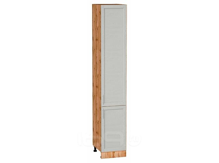 Шкаф пенал с 2-мя дверцами Сканди Cappuccino Softwood Дуб Вотан 2336*400*576
