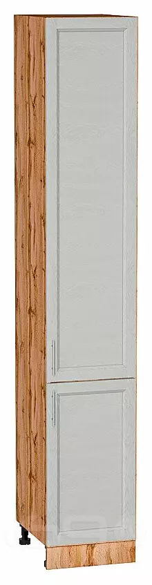 Шкаф пенал с 2-мя дверцами Сканди Cappuccino Softwood Дуб Вотан 2336*400*576