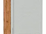 Шкаф пенал с 2-мя дверцами Сканди Cappuccino Softwood Дуб Вотан 2336*600*576