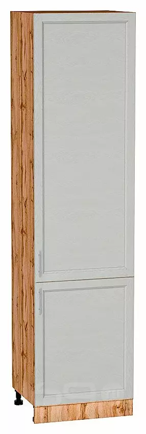 Шкаф пенал с 2-мя дверцами Сканди Cappuccino Softwood Дуб Вотан 2336*600*576