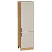 Шкаф пенал с 2-мя дверцами Сканди Cream Silkwood/Дуб Вотан 2132*600*576
