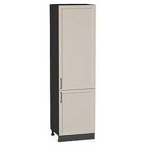 Шкаф пенал с 2-мя дверцами Сканди Cream Silkwood/Graphite 2132*600*576