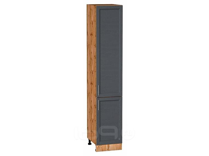 Шкаф пенал с 2-мя дверцами Сканди Graphite Softwood Дуб Вотан 2132*400*576