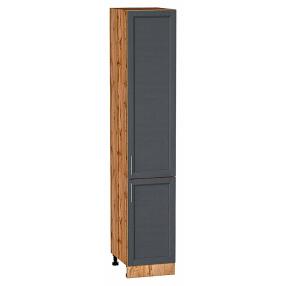 Шкаф пенал с 2-мя дверцами Сканди Graphite Softwood Дуб Вотан 2132*400*576