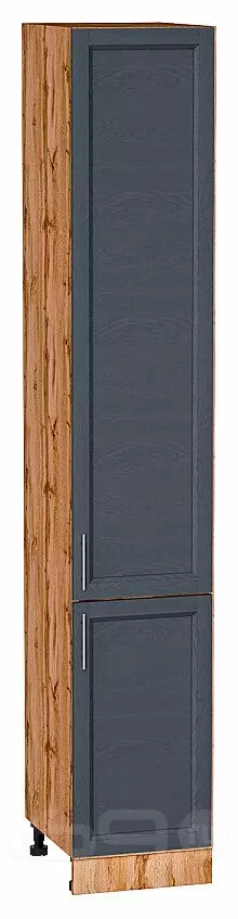 Шкаф пенал с 2-мя дверцами Сканди Graphite Softwood Дуб Вотан 2336*400*576