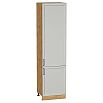 Шкаф пенал с 2-мя дверцами Сканди Grey Silkwood/Дуб Вотан 2336*600*576