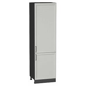 Шкаф пенал с 2-мя дверцами Сканди Grey Silkwood/Graphite 2132*600*576