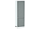 Шкаф пенал с 2-мя дверцами Сканди Grey Softwood Белый 2132*600*576