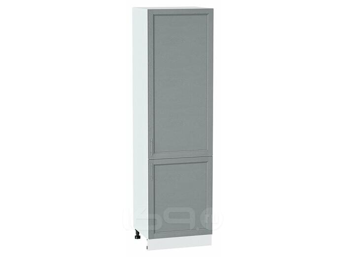 Шкаф пенал с 2-мя дверцами Сканди Grey Softwood Белый 2132*600*576