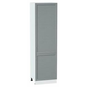 Шкаф пенал с 2-мя дверцами Сканди Grey Softwood Белый 2132*600*576