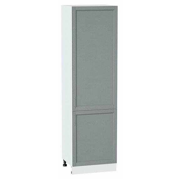 Шкаф пенал с 2-мя дверцами Сканди Grey Softwood Белый 2132*600*576