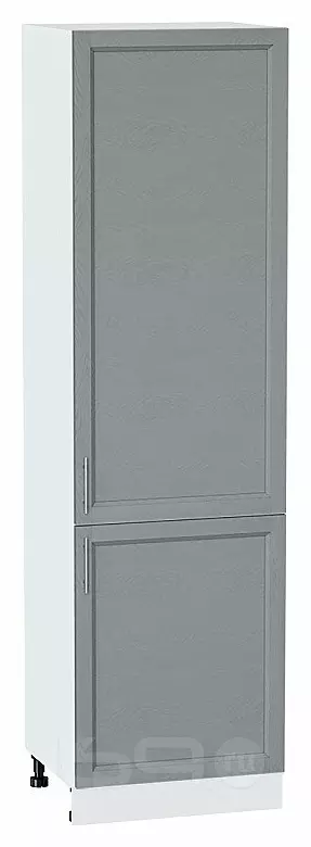 Шкаф пенал с 2-мя дверцами Сканди Grey Softwood Белый 2132*600*576