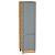 Шкаф пенал с 2-мя дверцами Сканди Grey Softwood Дуб Вотан 2132*600*576