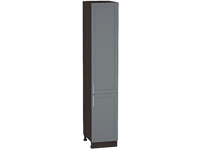 Шкаф пенал с 2-мя дверцами Сканди ШП 400 (для верхних шкафов высотой 720) Graphite Softwood-Венге