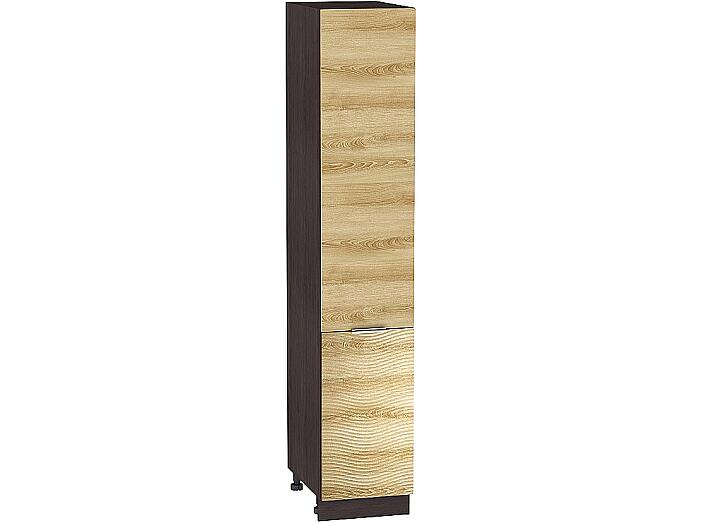 Шкаф пенал с 2-мя дверцами Терра W ШП 400 (для верхних шкафов высотой 720) Ель Карпатская-Венге