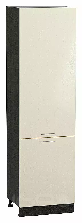 Шкаф пенал с 2-мя дверцами Валерия-М Бежевый металлик Graphite 2132*600*574