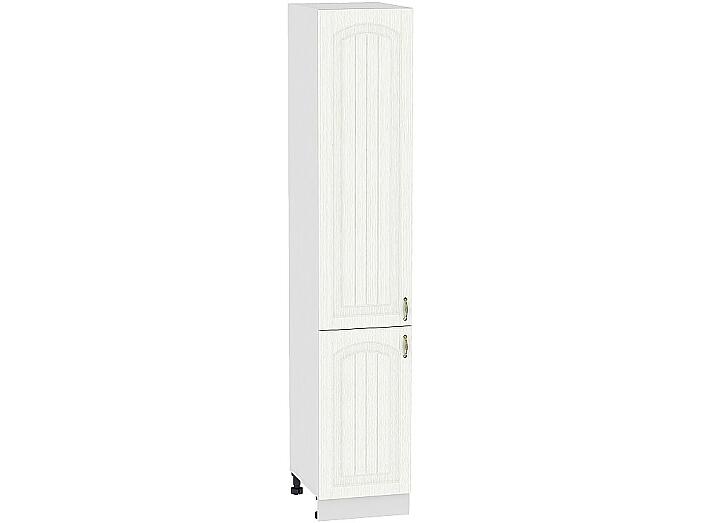 Шкаф пенал с 2-мя дверцами Верона ШП 400Н L (для верхних шкафов высотой 920) Ясень золото-Белый