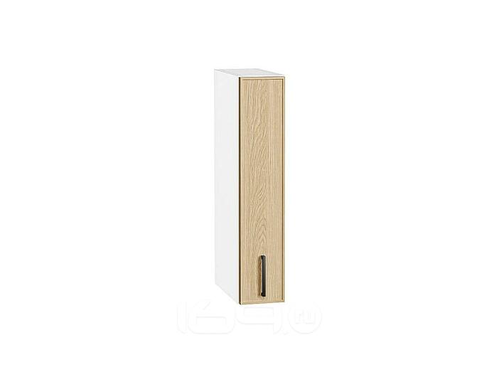 Шкаф верхний бутылочница Эйр Real Oak/Белый 716*150*320