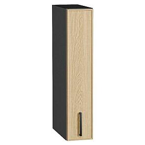 Шкаф верхний бутылочница Эйр Real Oak/Graphite 716*150*320