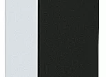 Шкаф верхний бутылочница Евро Антрацит / Белый 716*150*318
