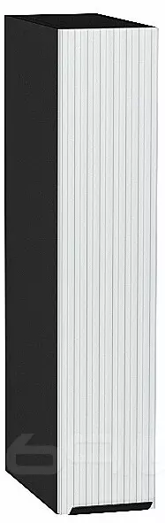 Шкаф верхний бутылочница Евро Лайн Белый / Graphite 716*150*318