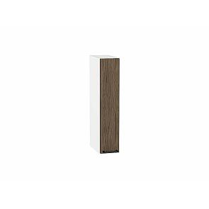 Шкаф верхний бутылочница Флэт Brown Casella Oak 2S/Белый 716*150*318