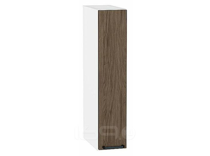 Шкаф верхний бутылочница Флэт Brown Casella Oak 2S/Белый 716*150*318