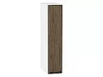 Шкаф верхний бутылочница Флэт Brown Casella Oak 2S/Белый 716*150*318