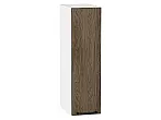 Шкаф верхний бутылочница Флэт Brown Casella Oak 2S/Белый 716*200*318