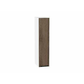 Шкаф верхний бутылочница Флэт Brown Casella Oak 2S/Белый 920*200*318