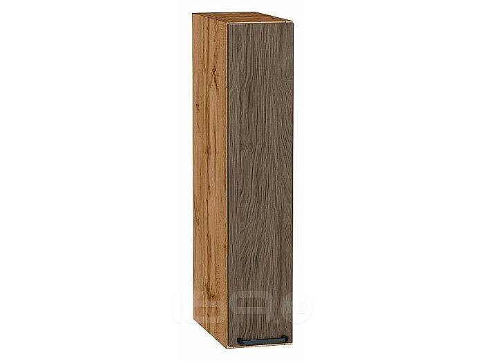 Шкаф верхний бутылочница Флэт Brown Casella Oak 2S/Дуб Вотан 716*150*318