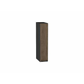 Шкаф верхний бутылочница Флэт Brown Casella Oak 2S/Graphite 716*150*318