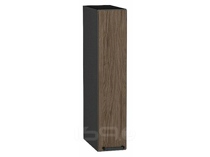 Шкаф верхний бутылочница Флэт Brown Casella Oak 2S/Graphite 716*150*318