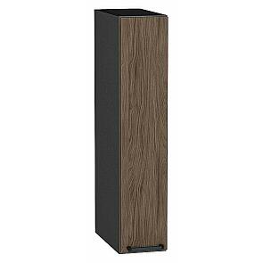 Шкаф верхний бутылочница Флэт Brown Casella Oak 2S/Graphite 716*150*318
