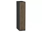 Шкаф верхний бутылочница Флэт Brown Casella Oak 2S/Graphite 716*150*318