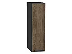 Шкаф верхний бутылочница Флэт Brown Casella Oak 2S/Graphite 716*200*318