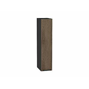Шкаф верхний бутылочница Флэт Brown Casella Oak 2S/Graphite 920*200*318