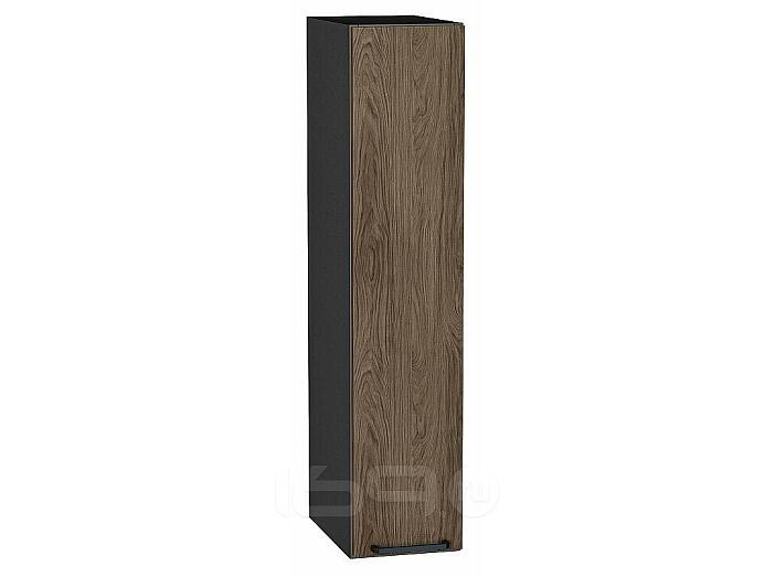 Шкаф верхний бутылочница Флэт Brown Casella Oak 2S/Graphite 920*200*318